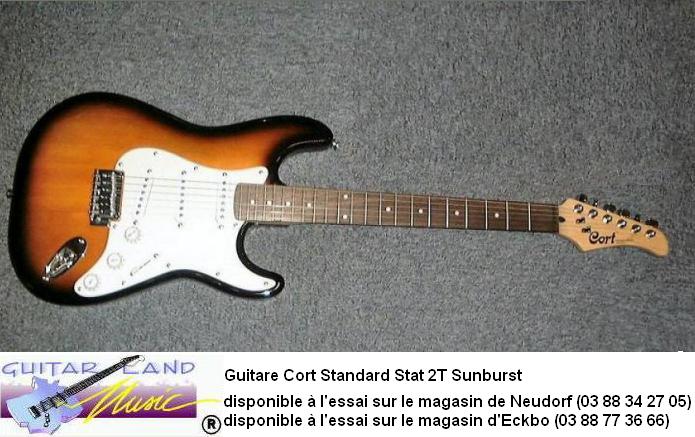 Guitare Cort Standard Stat 2T Sunburst